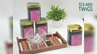 Hibiscus Sage Tea| Herbal Tea | Non Caffeine Tea|Hibiscus Tea | Wellness Collection by Tea And Twigs