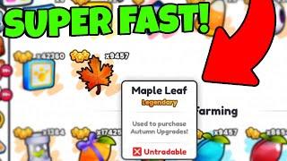 How To Get Maple Leaves FAST in Pet Simulator 99!