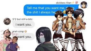 Another day on the survey corps gc || AOT/Attack on titan text || chaos