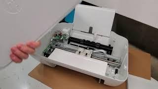 Taking apart HP Deskjet 2130 Printer to fix Paper Jam or replace part