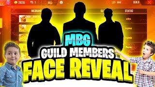 TEAM MBG GUILD MEMBERS FACE REVEAL - FREE FIRE TELUGU