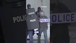 CHAOS IN LA: Shocking footage shows violent protests against ICE  #foxnews #news #shorts