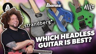 Headless Guitar Shootout - Rabea & Pete Try Ibanez, Strandberg & HILS Guitars!