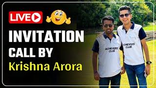 Invitation Call By Krishna Arora || Krishna Arora || FLP || Achievers Club || Krishna Arora Training