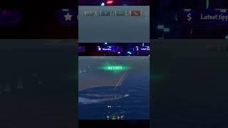 4 missles to his face close range | #titankross #worlofwarships #shorts