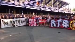 Widzew Lodz in Prague 2015 on game CSKA Moscow