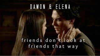 damon & elena - friends don't look at friends that way