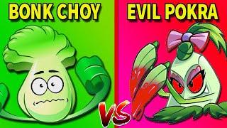 BONK CHOY vs POKRA vs WASABI WHIP - Who Will Win? - PvZ 2 Plant Vs Plant