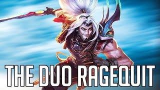 MADE THE ENEMY DUO RAGEQUIT! - TheWanderingPro