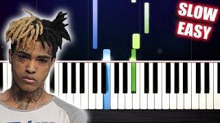 XXXTENTACION - changes - SLOW EASY Piano Tutorial by PlutaX