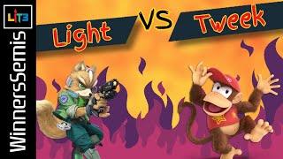 Light (Fox) vs Tweek (Diddy Kong) - Litvitational 3 - Ultimate Singles - Winners Semis