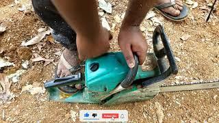 How to Start Wood Cutting Machine | Two Stroke