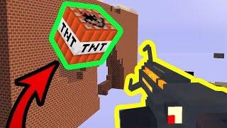 КРУТОЙ ТNT WARS ! GRAVITY WARS В МАЙНКРАФТЕ! TNT WARS MINECRAFT! БИТВА ТНТ ПУШКАМИ! ЗА ЗОЛОТО!