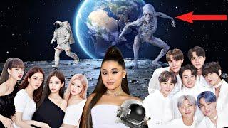 Celebrities trip to the Moon.. they met aliens