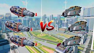 WR Inferno[Nerf] VS Veyron Titan Weapon Comparison |WAR ROBOTS|