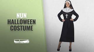 Nun Halloween Costume Ideas [2018]: Smiffys Adult Women's Nun Costume, Dress, Belt and Headdress,