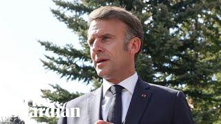 Macron flags talks to ease Iran and Israel conflict as Trump scheduled to leave G7 early