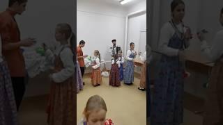 «Во саду ли в огороде»КАДРИЛЬ с детьми и их родителями️ #кадриль #фольклор #folk #вечорка #танец