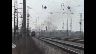 Steam locomotive BDZ 01.23 with passangers train depart from Voluyak (nice sound)