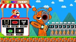 Super Mario Bros. But Mario Open a Shop for Sprunki Robot | PixSaga Mario