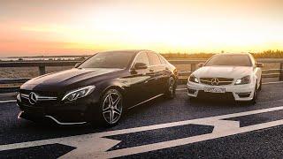 Mercedes-Benz C63 AMG w205 vs C63 AMG w204 - Битва поколений! Кто быстрее и на сколько?!