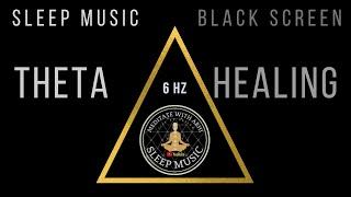 THETA HEALING FREQUENCY  BLACK SCREEN SLEEP MUSIC  6Hz, Isochronic Tones