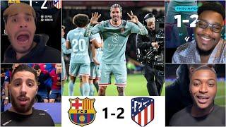 LES RÉACTIONS : BARCELONE 1-2 ATLÉTICO MADRID (JOIE DU RÉAL MADRID)