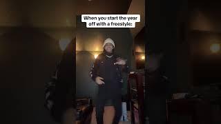 When you start the year off with a freestyle (Sound by: @Prod.CeeJay  & @fazobeats)