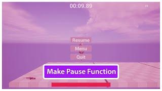 Make Pause Function: Side Scrolling Tutorial part 15