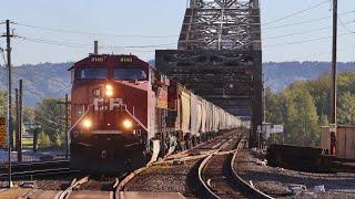 Train in Vancouver, WA 04/17/2024 Feat. CP 8140 on point w/ KCS, BNSF 1456, Cascades, UP & More!