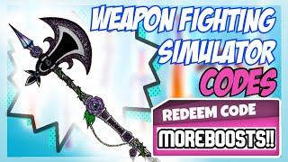 (2022) **NEW** ️ Roblox Weapon Fighting Simulator Codes ️ ALL 3x️ CODES!