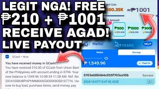 LEGIT NGA! FREE ₱210 + ₱1001 GCASH RECEIVE AGAD | LEGIT EARNING APP 2024 GCASH