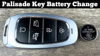 2023 - 2025 HYUNDAI PALISADE Remote Key Fob Battery Replacement DIY How To Change Replace Batteries