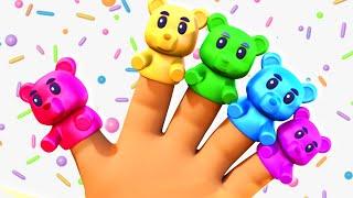 Gummy Bear Finger Family Song | Finger Family Rhymes Collection | @AllBabiesChannel