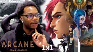 WELCOME TO THE PLAYGROUND!! | ARCANE S1 E1| FIRST TIME REACTION/COMMENTARY