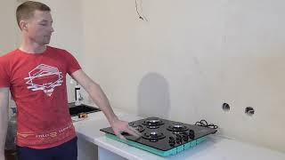 Моя кухня Часть 3. Установка проточного Крана, Сифона. Монтаж каменной Мойки. Установка Варочной