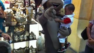 June 22, 2012 hug the monkey mascot