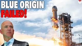 It's Embarrassing! Blue Origin Failed To Launch Rocket Again While SpaceX...