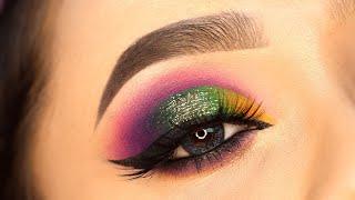 Colorful Bridal Eyeshadow Tutorial || Shilpa