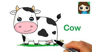 How to Draw a Cow Easy 