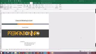 Advanced Financial Modeling In Excel - Essentials of Excel Skills in Building a Financial Model
