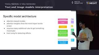 Text and Image models interpretation by Юля Гончаренко & Vitaliy Radchenko @ AI #4