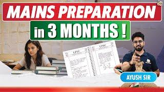 Why You Can Complete UPSC Mains Preparation in 3 Months! | Complete Strategy | Sleepy Classes