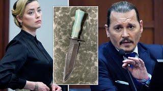 Johnny Depp feared Amber Heard would knife him