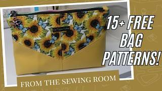 15+ FREE patterns every Bag Maker needs to make.