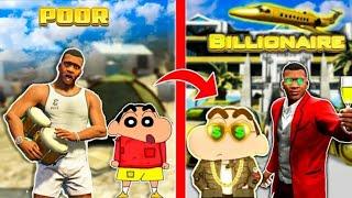 Shinchan Became Riches Persian in GTA 5 | Poor Shinchan And Franklin Becomes BILLIONAIRE in GTA 5