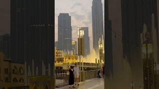 Burj Khalifa Water Fountain Show | Dubai Downtown | 4K | Yt Shorts | #dubaifountain #burjkhalifa