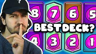 Who has the BEST 8 Different Elixir Cost Deck in Clash Royale?