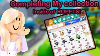 Trying to complete my COLLECTION in ROPETS!