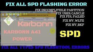 SPD Flashing Error nv wlte Incompatible part prodnv user cancel Repartition Failed Fix Spd flashing